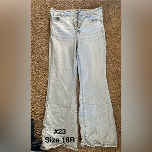 American Eagle Outfitters Light Blue Flare Jeans
